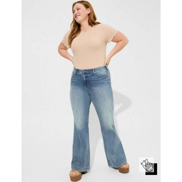 NWT Womens Textured T Shirt Size 1X - Picture 7 of 10